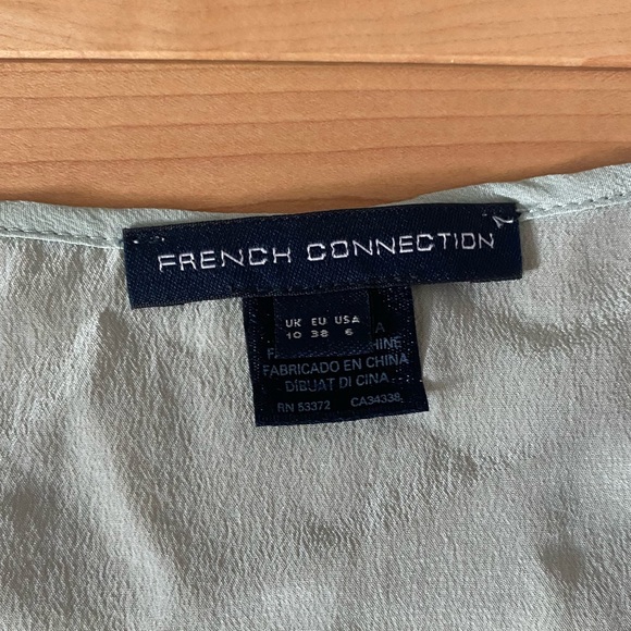 French Connection mint green silk tank - Picture 2 of 2